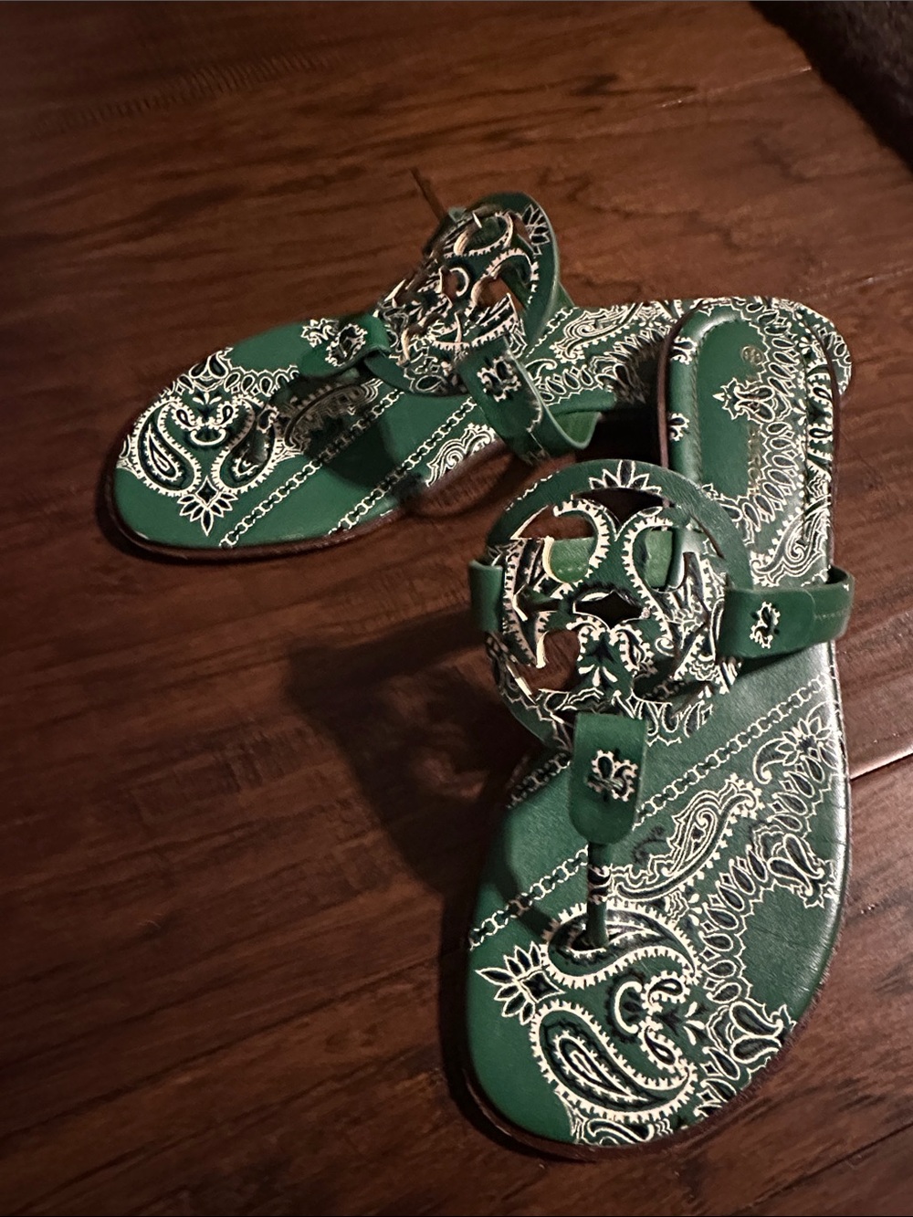 Green Paisley Tory By
Burch Miller Women's Sandals